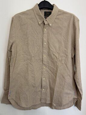 MEN'S JACHS HERITAGE CAMBRAY BUSHWICK COTTON SHIRT SIZE LARGE